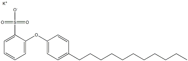 2-(4-Undecylphenoxy)benzenesulfonic acid potassium salt 结构式