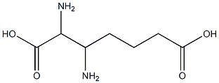 2,3-Diaminopimelic acid 结构式