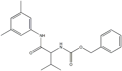 N-(3,5-Dimethylphenyl)-2-[[(benzyloxy)carbonyl]amino]-2-isopropylacetamide 结构式