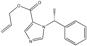 1-[(R)-1-Phenylethyl]-1H-imidazole-5-carboxylic acid allyl ester 结构式