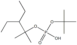 Phosphoric acid (1-ethylpropyl)isopropyl tert-butyl ester 结构式