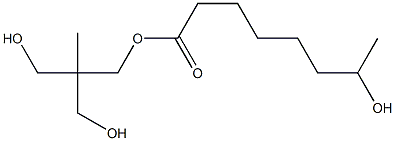 7-Hydroxyoctanoic acid 2,2-bis(hydroxymethyl)propyl ester 结构式
