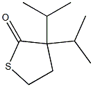 4,5-Dihydro-3,3-diisopropylthiophen-2(3H)-one 结构式