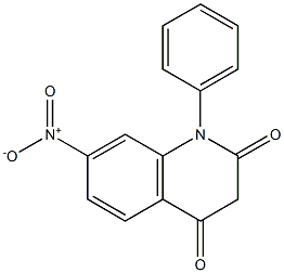 1-(Phenyl)-7-nitroquinoline-2,4(1H,3H)-dione 结构式