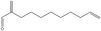 2-Methylene-10-undecenal 结构式