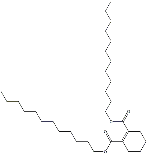 1-Cyclohexene-1,2-dicarboxylic acid didodecyl ester 结构式