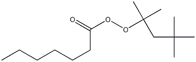 Heptaneperoxoic acid 1,1,3,3-tetramethylbutyl ester 结构式