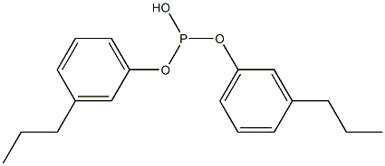 Phosphorous acid di(3-propylphenyl) ester 结构式