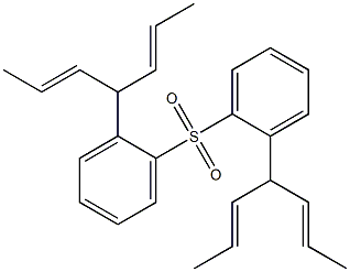 (2,5-Heptadien-4-yl)phenyl sulfone 结构式