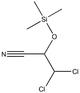 2-(Trimethylsilyloxy)-3,3-dichloropropanenitrile 结构式