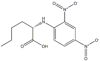 (S)-2-[(2,4-Dinitrophenyl)amino]hexanoic acid 结构式