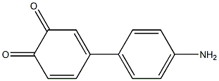 4-(4-Aminophenyl)-1,2-benzoquinone 结构式