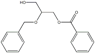 Benzoic acid (2-benzyloxy-3-hydroxypropyl) ester 结构式