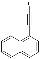 1-(Fluoroethynyl)naphthalene 结构式