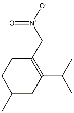 2-Isopropyl-4-methyl-1-(nitromethyl)cyclohexene 结构式