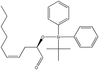 (2R,4Z)-2-[(tert-Butyldiphenylsilyl)oxy]-4-decenal 结构式