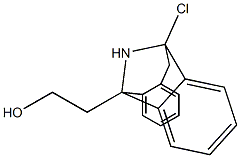 10-Chloro-5-(2-hydroxyethyl)-10,11-dihydro-5H-dibenzo[a,d]cyclohepten-5,10-imine 结构式