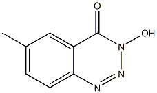 6-Methyl-3-hydroxy-1,2,3-benzotriazin-4(3H)-one 结构式