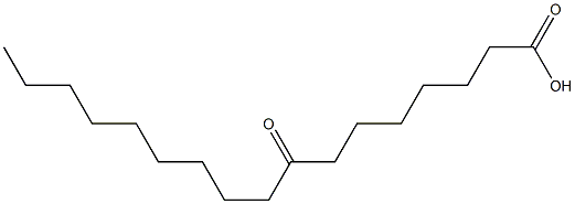 8-Oxoheptadecanoic acid 结构式