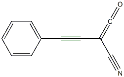 Cyano(phenylethynyl)ketene 结构式