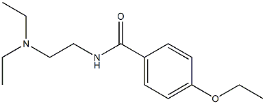 N-[2-(Diethylamino)ethyl]-4-ethoxybenzamide 结构式