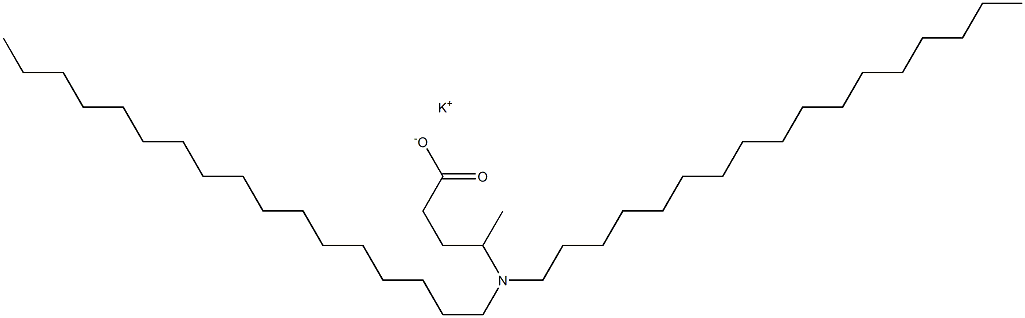 4-(Diheptadecylamino)valeric acid potassium salt 结构式