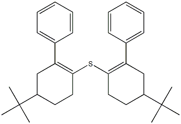 Phenyl(4-tert-butyl-1-cyclohexenyl) sulfide 结构式