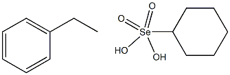 2-Phenylethaneselenoic acid Se-cyclohexyl ester 结构式