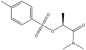 [S,(-)]-N,N-Dimethyl-2-[(p-tolylsulfonyl)oxy]propionamide 结构式