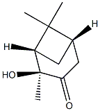 (1S,2S,5S)-2-Hydroxy-2,6,6-trimethylbicyclo[3.1.1]heptane-3-one 结构式