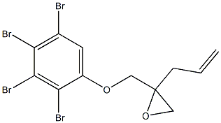 2,3,4,5-Tetrabromophenyl 2-allylglycidyl ether 结构式