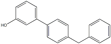 4'-Benzyl-1,1'-biphenyl-3-ol 结构式