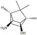 (1R,2R,3S,4S)-3-Amino-1,7,7-trimethylbicyclo[2.2.1]heptane-2-ol 结构式