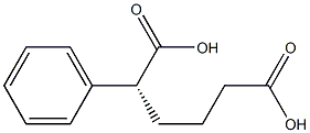 [R,(-)]-2-Phenyladipic acid 结构式