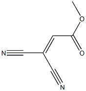 3,3-Dicyanopropenoic acid methyl ester 结构式