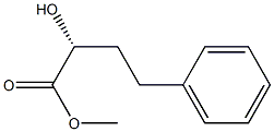 (R)-2-Hydroxy-4-phenylbutanoic acid methyl ester 结构式