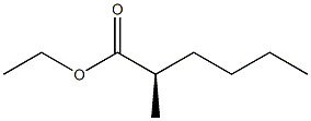 [R,(-)]-2-Methylhexanoic acid ethyl ester 结构式