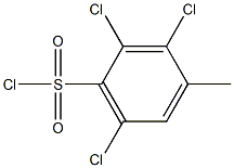 2,3,6-Trichloro-4-methylbenzenesulfonyl chloride 结构式