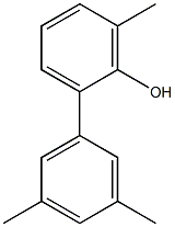 2-(3,5-Dimethylphenyl)-6-methylphenol 结构式