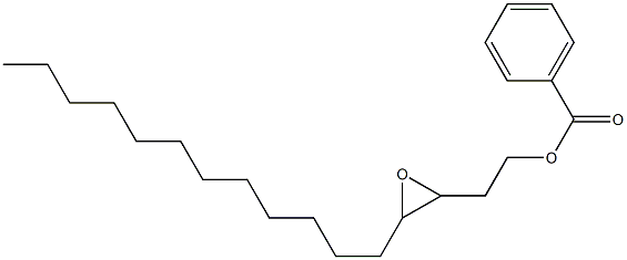 Benzoic acid 3,4-epoxyhexadecan-1-yl ester 结构式