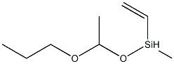 Ethenyl(1-propoxyethoxy)(methyl)silane 结构式