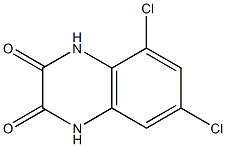 5,7-Dichloroquinoxaline-2,3(1H,4H)-dione 结构式