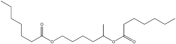 Diheptanoic acid 1,5-hexanediyl ester 结构式
