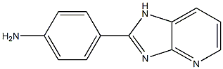 4-[1H-Imidazo[4,5-b]pyridin-2-yl]aniline 结构式