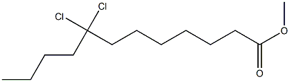8,8-Dichlorolauric acid methyl ester 结构式