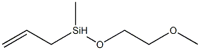 (2-Methoxyethoxy)(methyl)(2-propenyl)silane 结构式