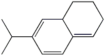 1,2,3,8a-Tetrahydro-7-isopropylnaphthalene 结构式