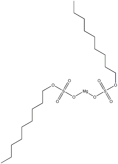 Bis(nonyloxysulfonyloxy)magnesium 结构式