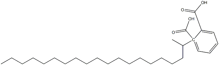 (-)-Phthalic acid hydrogen 1-[(R)-icosane-2-yl] ester 结构式