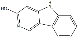 5H-Pyrido[4,3-b]indol-3-ol 结构式